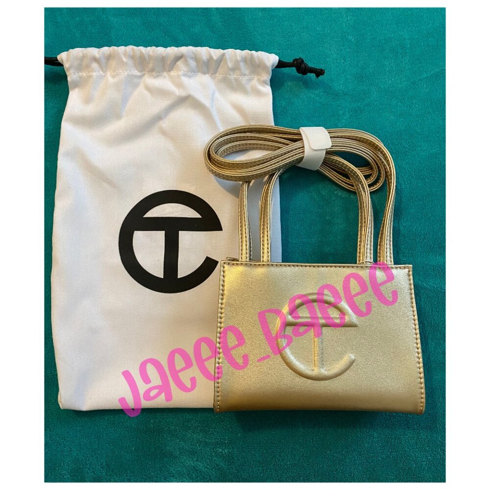 Small Gold Telfar Purse NWT